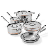 Copper Core 5-ply Bonded Cookware Set, 10 piece Set