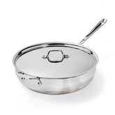 Copper Core 5-ply Bonded Cookware, Essential Pan, 6 quart