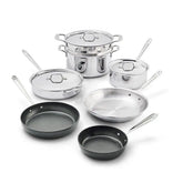 Mixed Material Cookware Set, 10 piece
