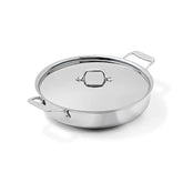 D3 Stainless 3-ply Bonded Cookware, Mother of All Pans with lid, 6 quart