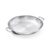 D3 Stainless 3-ply Bonded Cookware Paella Pan, 14 inch