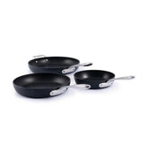 HA1 Expert Cookware, Nonstick 3 Piece Fry Set, 8, 10 & 12 inch
