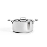 D5 Stainless Polished 5-ply Bonded Cookware, Stockpot with lid, 8 quart
