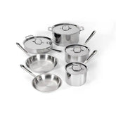D3 Stainless 3-ply Bonded Cookware Set with 3-Qt Saucepan, 10 piece Set