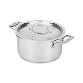 Simply Strain, Stainless Steel Multipot with Straining Lid, 6 Quart