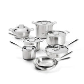 D5 Stainless Brushed 5-ply Bonded Cookware Set, 14 piece Set