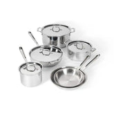 D3 Stainless 3-ply Bonded Cookware Set with 3-Qt Casserole, 10 piece Set