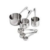 Stainless Steel Odd Size Measuring Cups & Spoons Set, 6 Piece