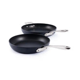 HA1 Expert Cookware, Nonstick 2 Piece Fry Set, 10 & 12 inch