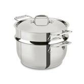 Specialty Cookware, Stainless Steel Steamer with lid, 5 quart