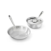 D3 Stainless 3-Ply Bonded Cookware, Chef's Selection Set, 3 Piece Set