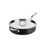 NS Pro Nonstick Cookware, Nonstick Sauté Pan with lid, 6 quart