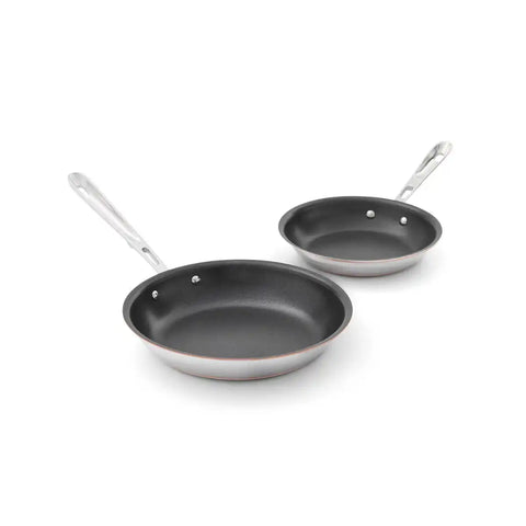 Copper Core Pro Nonstick 5-ply Bonded Cookware, Fry Pan Set, 8 and 10 inch