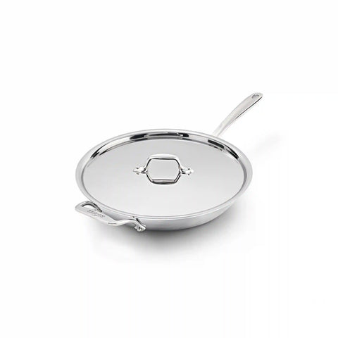 G5® Graphite Core Stainless Steel 5-ply Bonded Cookware, Skillet with Lid, 12.5 inch