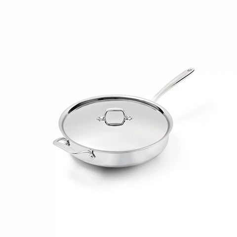 G5® Graphite Core Stainless Steel 5-ply Bonded Cookware, Sauté Pan with Lid, 6 quart