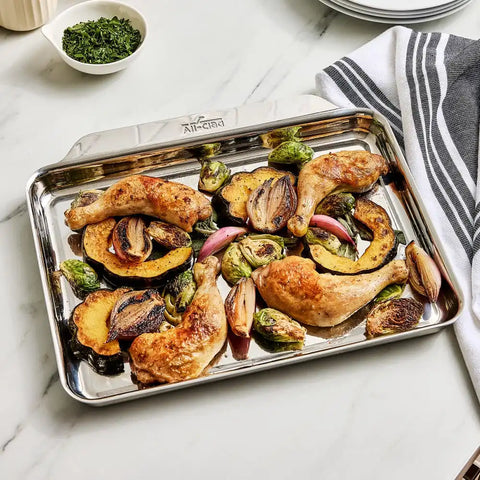 Stainless Steel Bakeware, Quarter Sheet Pan, 9 x 12.5 inch