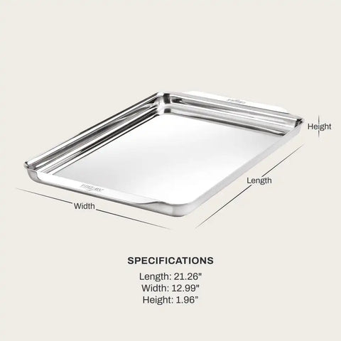 Stainless Steel Bakeware, Half Sheet Pan, 11.5 x 17 inch