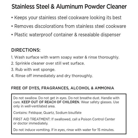 Stainless Steel and Aluminum Cleaner and Polish; 12 ounce