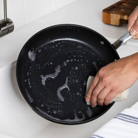 HA1 Expert Cookware, Nonstick Fry Pan with Lid, 12 inch