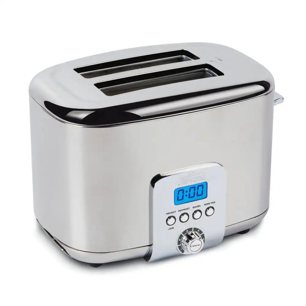 Digital Stainless Steel Toaster; 2 slice