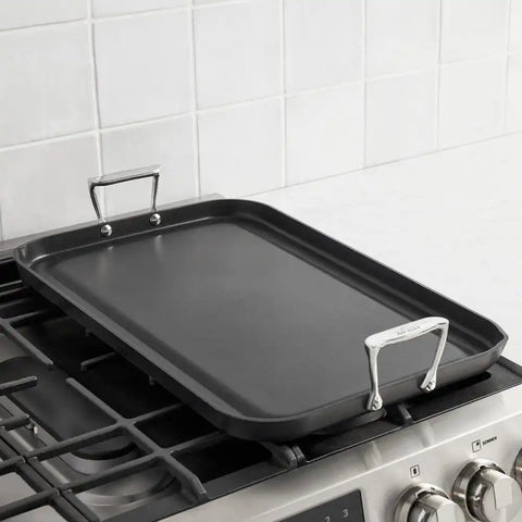 HA1 Expert Cookware, Nonstick Double Burner Griddle, 13 x 20 inch