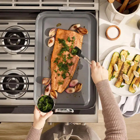 NS Pro® Ceramic Nonstick, Double Burner Griddle, 13 x 20 inch