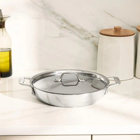 D3 Stainless 3-ply Bonded Cookware, All Purpose Pan with lid, 11 inch