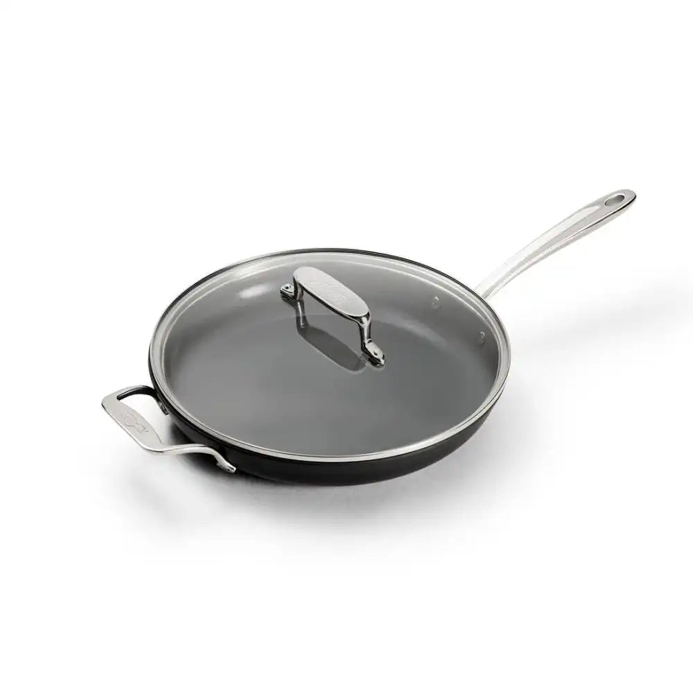 NS Pro® Ceramic Nonstick, Fry Pan with Lid, 12 inch