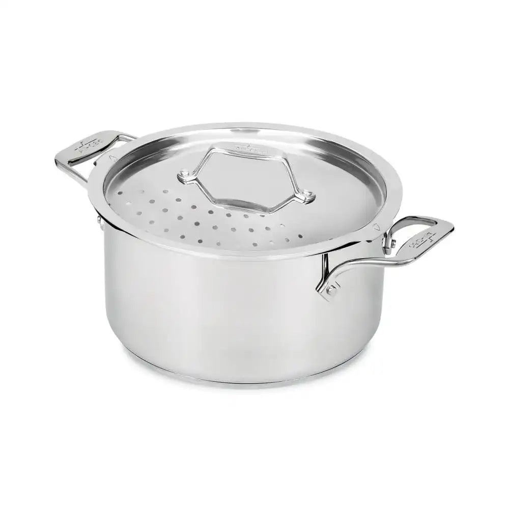 Simply Strain, Stainless Steel Multipot with Straining Lid, 6 Quart
