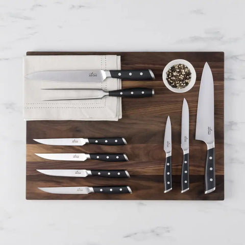 Forged Knives Carving Set; 8 inch Knife &amp; 6 inch Fork