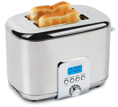 Digital Stainless Steel Toaster; 2 slice