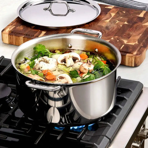 D3 Stainless 3-Ply Bonded Cookware, 13 Piece Set