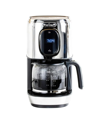 8 Cup Coffee Maker, Touchscreen, Stainless Steel, Aroma function