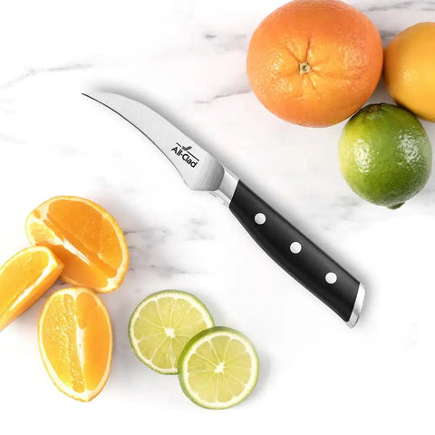 Forged Knives; Curved Paring Knife; 3 inch