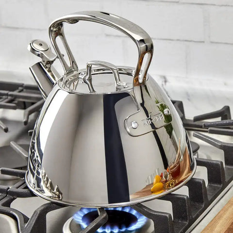 Specialty Cookware, Stainless Steel Stovetop Tea Kettle, 2 quart