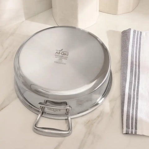 D3 Stainless 3-ply Bonded Cookware, Casserole with Lid, 5 quart