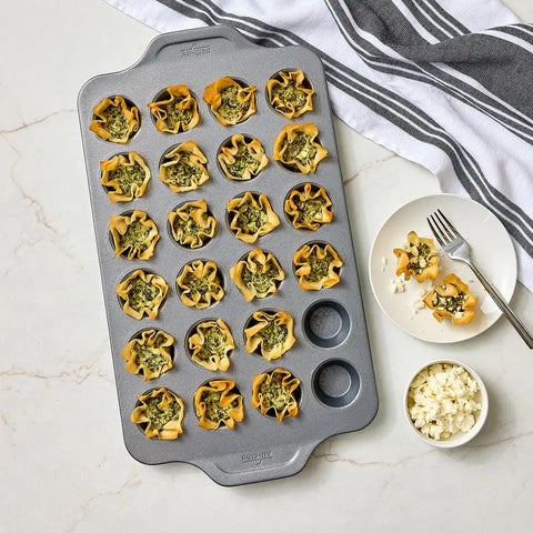 Pro-Release Nonstick Bakeware, Mini Muffin Pan 24 Cup