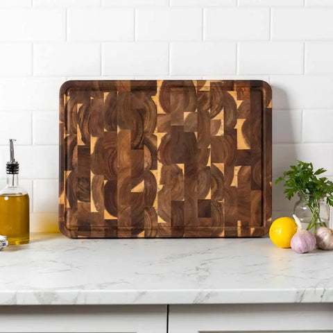 Acacia Cutting Board; 19x14x1 inches