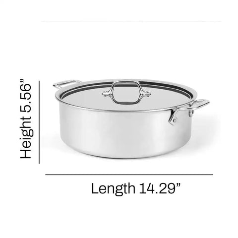 D3 Stainless Everyday 3-ply Bonded Cookware, Stockpot with lid, 6 quart 2