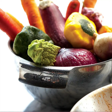 Stainless Steel 3 piece Mixing Bowl Set; 1.5 x 3 x 5 quart