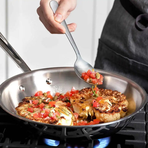 D3 Stainless 3-ply Bonded Cookware Set, 14 piece Set