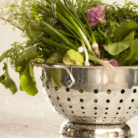 Stainless Steel Colander; 5 quart
