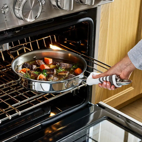 D5 Stainless Polished 5-ply Bonded Cookware Set, 10 piece Set