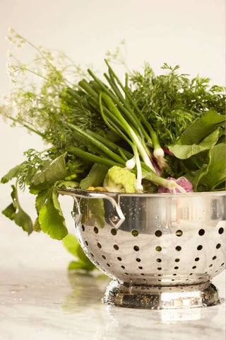 Stainless Steel Colander; 5 quart