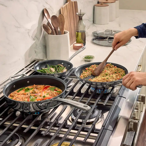 D3 Everyday Pro Nonstick 3-Ply Bonded Cookware, 5 Piece Set