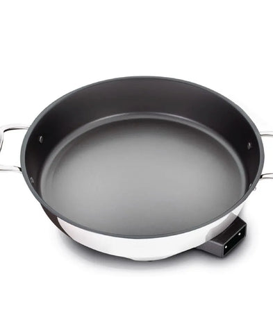 Stainless Steel Electric Nonstick Skillet; 7 quart