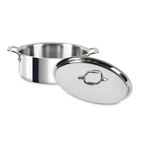 D3 Stainless 3-ply Bonded Cookware, Stockpot with lid, 6 quart
