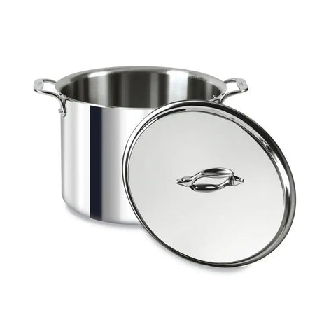 D3 Stainless 3-ply Bonded Cookware, Stockpot with lid, 12 quart