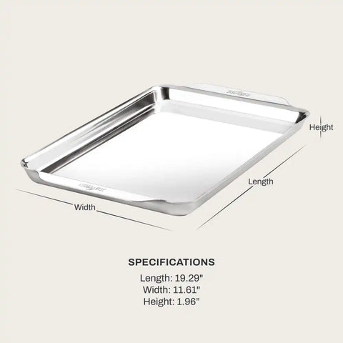Stainless Steel Bakeware, Jelly Roll Pan, 10 x 15 inch