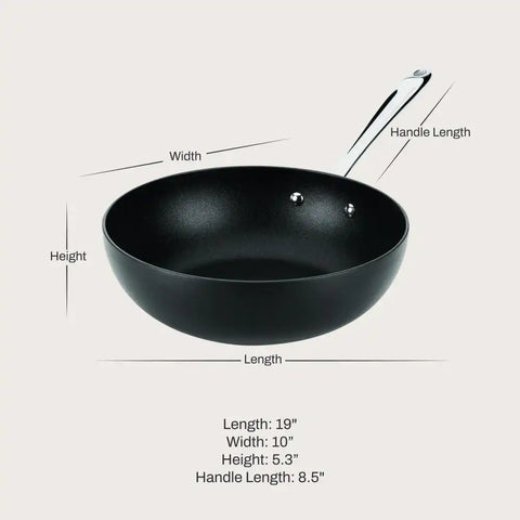 HA1 Expert Cookware, Nonstick Wok, 10 inch